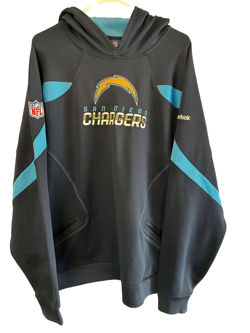 Vintage Reebok NFL On Field San Diego Chargers Hoodie – XL